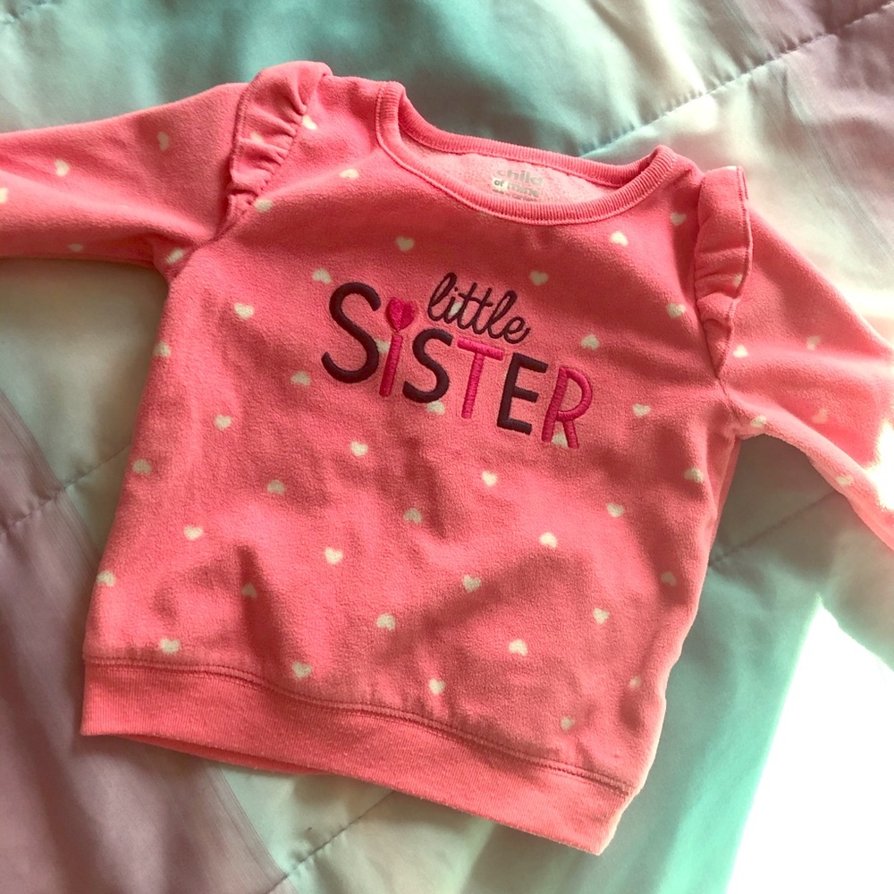 Girls Pink Sweatshirt